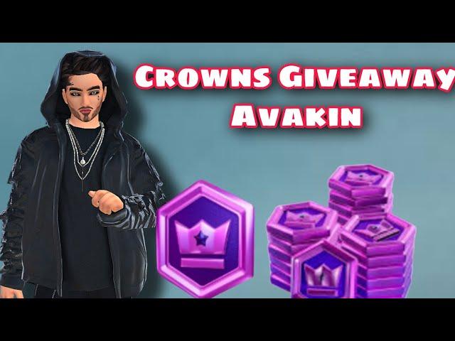 Crowns Giveaway On Avakin Life | Avakin Life Crowns Giveaway 2024 | Avakin Life