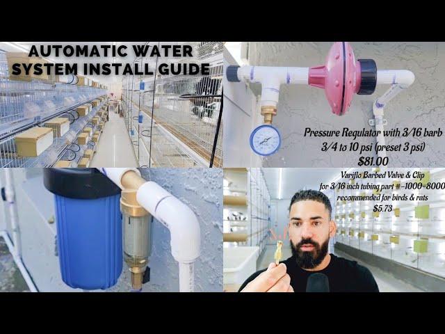 Review of the AUTOMATIC WATER SYSTEM for the bird room