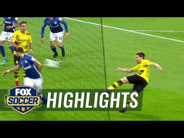 Guerreiro nets stunning volley for Dortmund vs. Schalke | 2017-18 Bundesliga Highlights