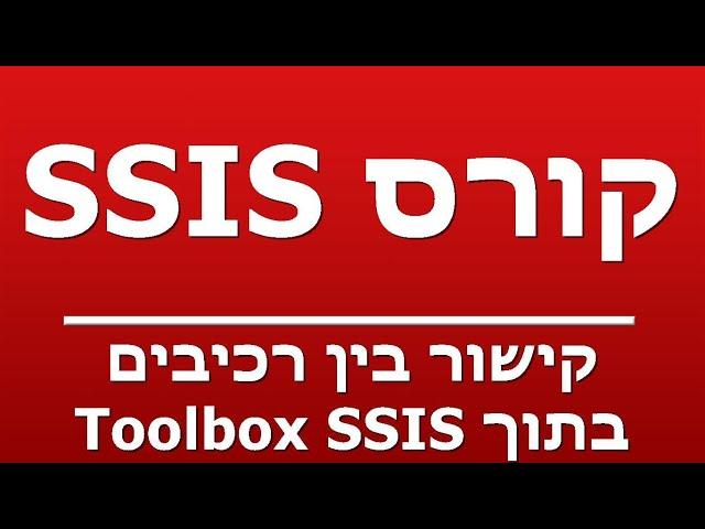 קישור בין רכיבים בתוך Toolbox SSIS