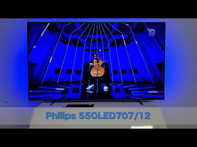 Philips 55OLED707/12 kicsomagolás és bemutató