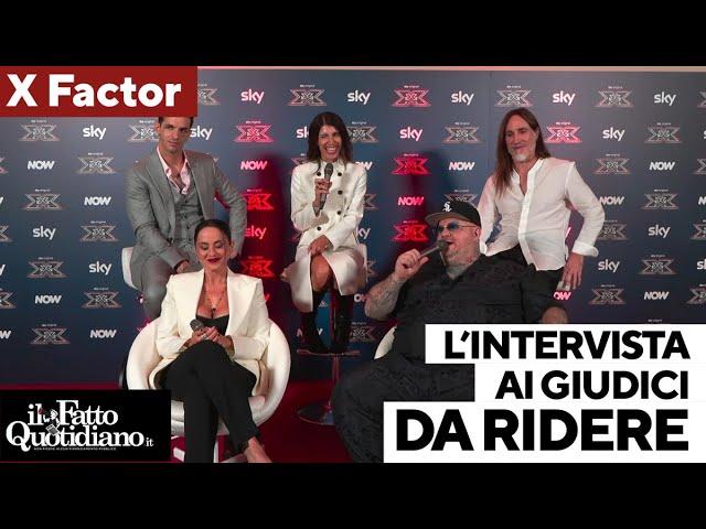 "Ecco la nostra prima volta sul palco": l'intervista (da ridere) ai giudici di XFactor (e a Giorgia)