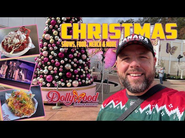 Christmas at Dollywood 2024 | Food Reviews, shows, merch and more