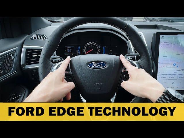 Ford Edge Steering Wheel and Cluster (2020 - 2024 models)