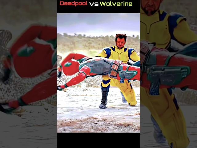 Deadpool vs Wolverine #deadpool #wolverine #deadpool3 #marvel #movies #shorts