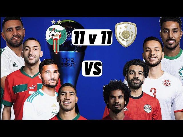 Algeria & Morocco  Best Arab Players 2023  ( Mahrez, Salah, Hakimi, Dawsari, Ziyech, Afif..)