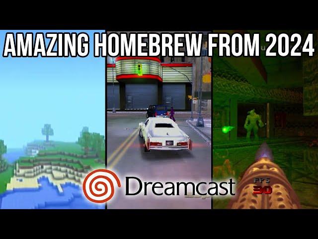 The BEST Dreamcast homebrew/ports from 2024