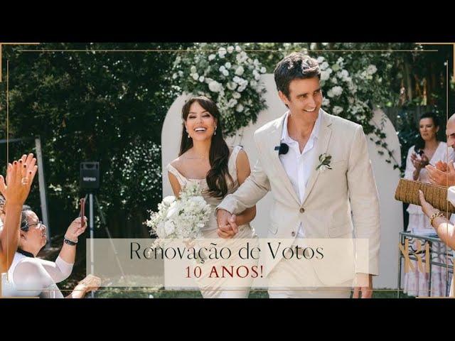 Nossa Renovação de votos! Muito mais emocionante que o primeiro casamento