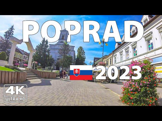 Poprad, Slovakia Walking Tour ️ (4K Ultra HD) – With Captions