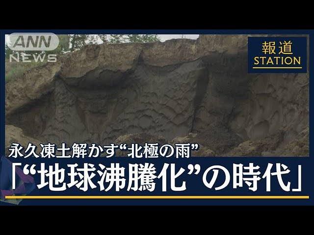 永久凍土解かす“北極の雨”植物減り動物も…異常気象が生態系に影響か【北極ノート】(2023年8月11日)