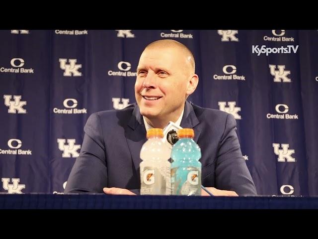 Kentucky Wildcats MBB Coach Mark Pope Recaps WIN vs Jackson State