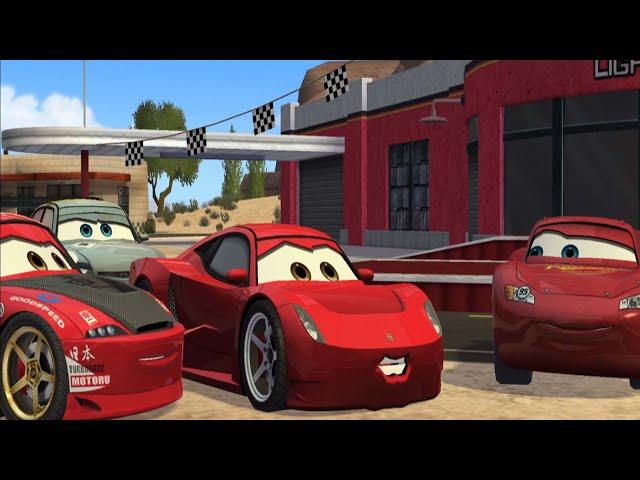 Disney Cars Mater-National Championship Game Movie ( All Cutscenes)