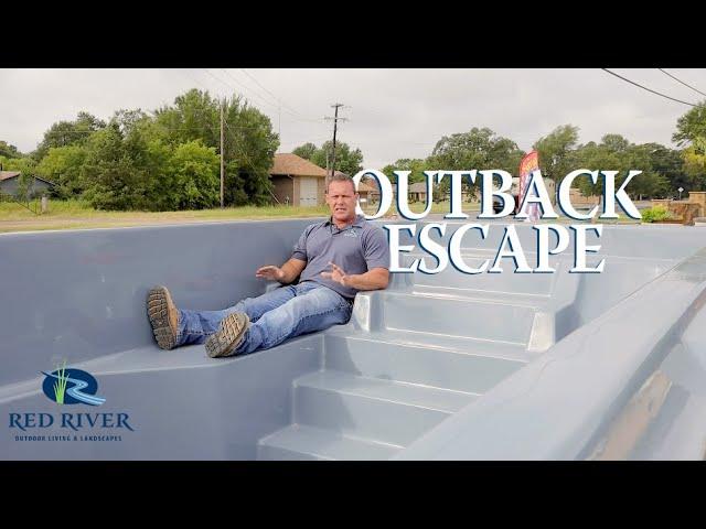 Outback Escape Fiberglass Pool || Red River Pools