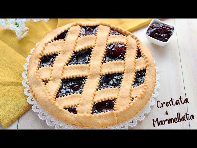 JAM TART with Shortbread Without Butter - Easy Recipe by Benedetta