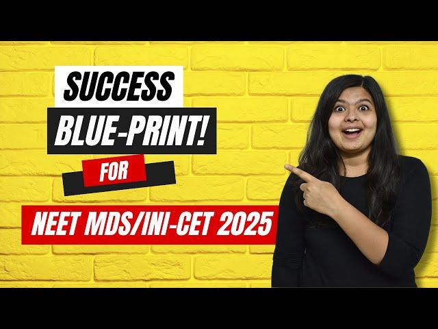 Quick Start Guide to NEET MDS 2024 #ini-cet2024 #DENTOWOMAN