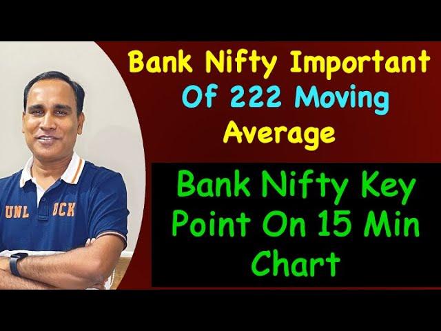 Bank Nifty Important Of 222 Moving Average !! Bank Nifty Key Point On 15 Min Chart