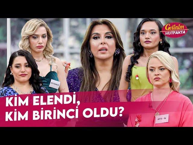 Haftanın Birincisi ve Elenen Gelini Belli Oldu - Gelinim Mutfakta 10 Ocak Cuma