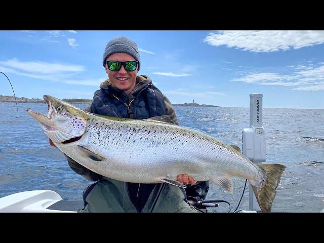 Trolling for Baltic salmon