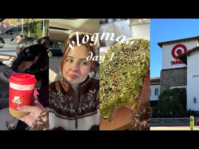 VLOGMAS DAY 1 ️️ addressing the tea, viral hair blow out, shop w me & more