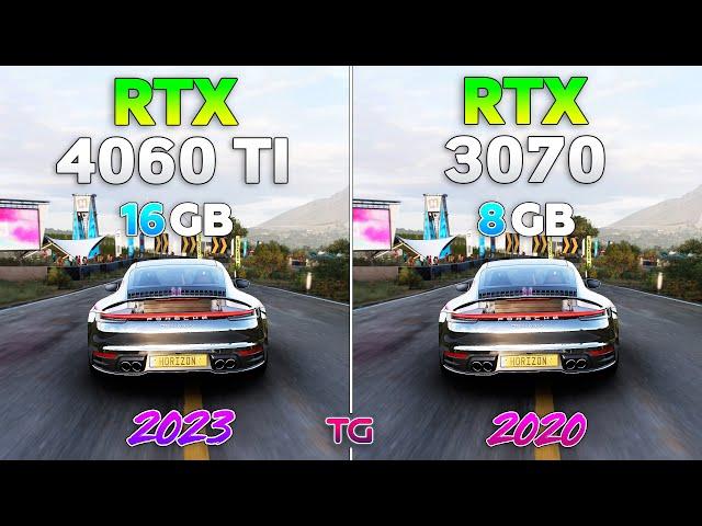 RTX 3070 8GB vs RTX 4060 Ti 16GB - Test in 8 Games | DLSS3