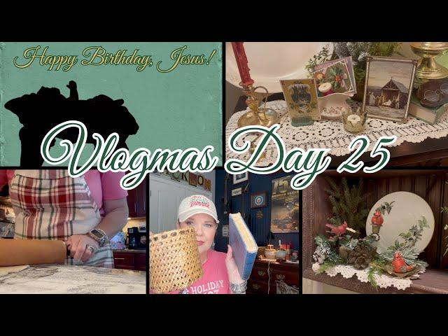 VLOGMAS DAY 25 | Christmas Eve Styling, Thrift Finds, & Last-Minute Prep! #vlogmas2024