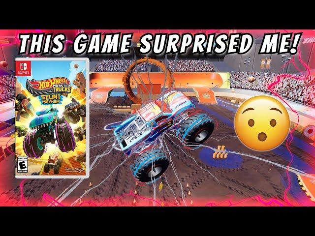 Hot Wheels Monster Trucks: Stunt Mayhem Surprised Me! - Nintendo Switch Review!