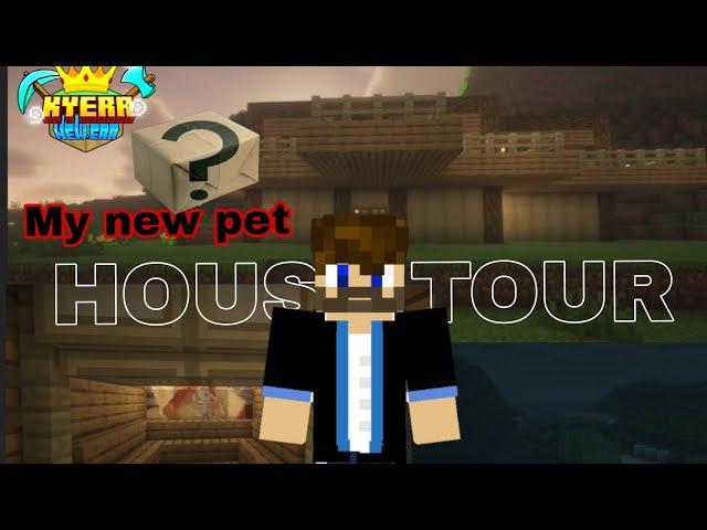 EP: 2 | HOUSE TOUR | IN MINRCRAFT | Kyera Season 1 | and my new pet | HEZINGAMING