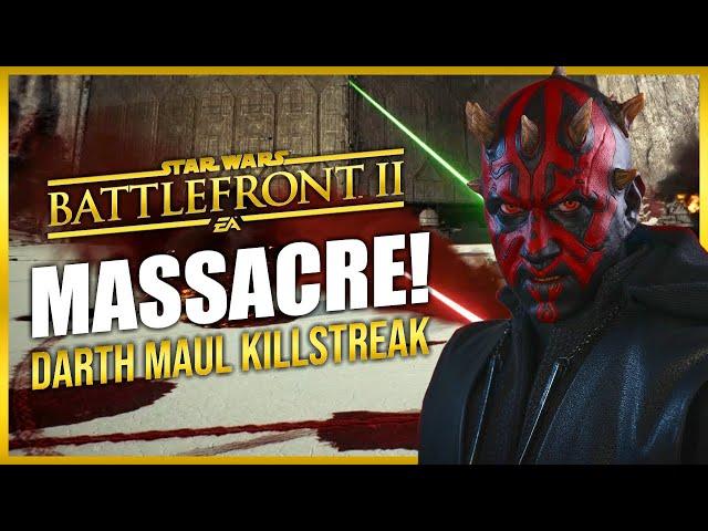 Darth Maul IS SO GOOD  Star Wars Battlefront 2