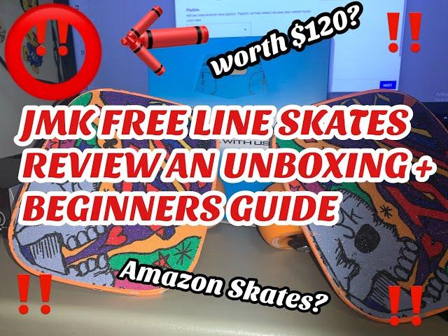 JMK RIDE FREE LINE SKATES UNBOXING & REVIEW + BEGINNERS GUIDE