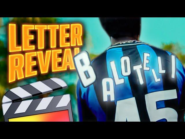 Make LETTERS Appear on Jerseys! Final Cut Pro X