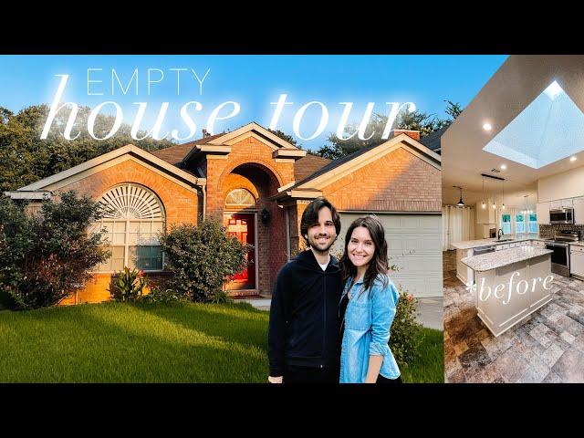 EMPTY HOUSE TOUR!! *before renovations!* WE BOUGHT OUR FIRST HOME!!! 