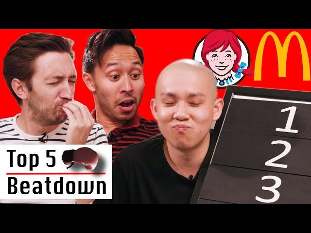 Michelin Star Chef Ranks Top 5 Fast Food Chains • Top 5 Beatdown