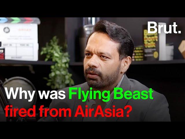 Why was Flying Beast fired from AirAsia?