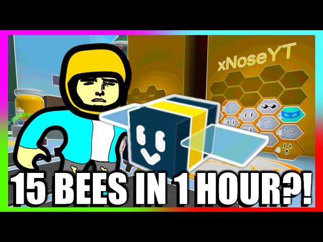 I GOT 15 BEES IN 1 HOUR | Roblox Bee Swarm Simulator Noob to Pro Series | Episode 1