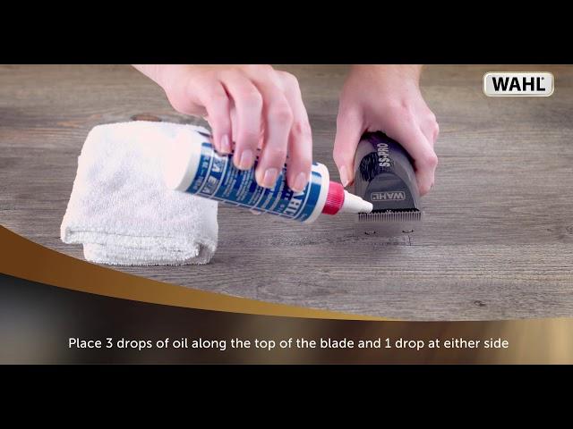 WAHL - How to Oil Your Pet Clipper Blade