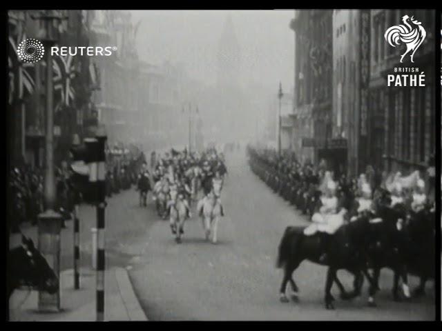 ROYAL: Holland's Queen Juliana visits England (1950)