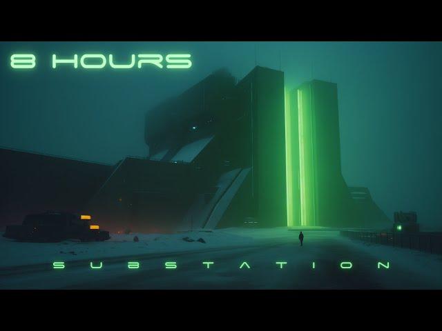 SUBSTATION [8 HOURS] - Blade Runner Ambience: Cozy Cyberpunk Ambient Music for Deep Focus (NO ADS)