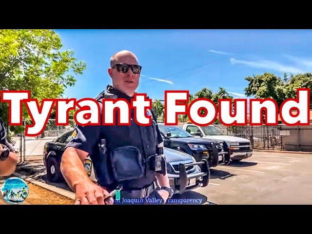 Tyrant found - 1st Amendment Audit w/ Jays Surreal Camera & Bay Area Transparency