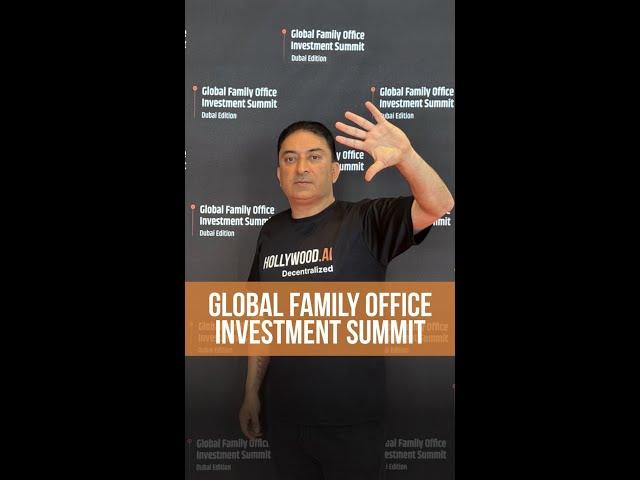 Sheeraz Hasan at Global Family Office Summit | Money Follows FAME