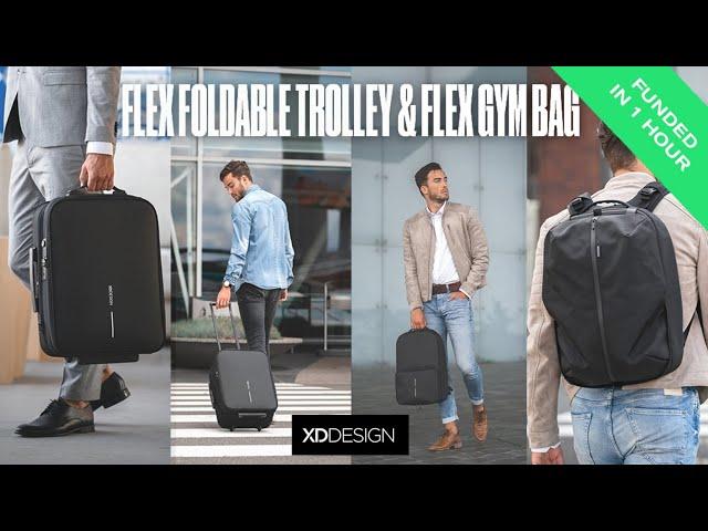 Flex Foldable Trolley & Flex Gym Bag by XD Design by XD Design