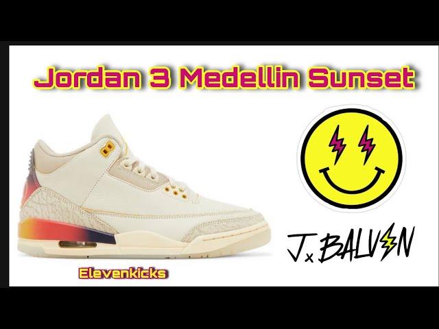 Rep J. Balvin x Air Jordan 3 Retro 'Medellin Sunset'