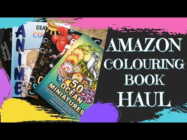 COLOURING BOOK HAUL FROM AMAZON (mostly!) | My Recently Purchased New Adult Colouring Books