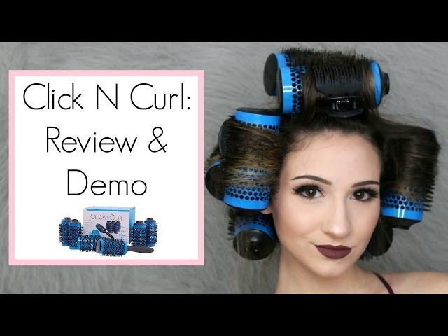 The "Perfect" At Home Blowout!? Click N Curl Review & Demo || BeautyChickee