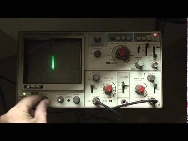 Kikusui COS5020-ST Storage Oscilloscope Repair #1