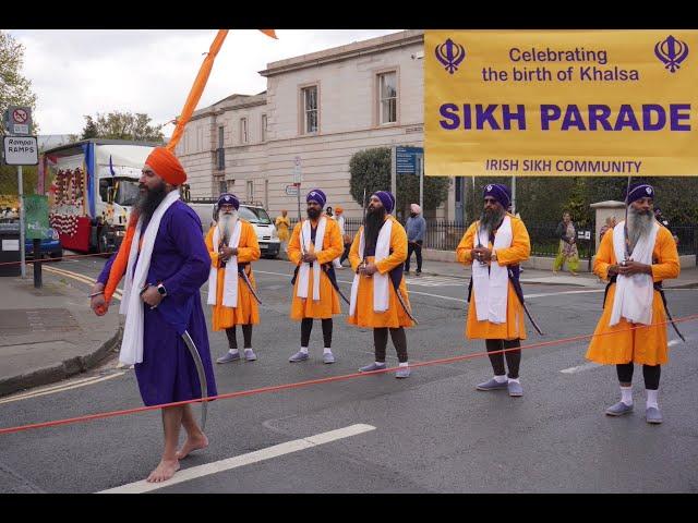 Dublin Vaisakhi Nagar Kirtan Ireland 2023 | Dublin Sikh Parade by Irish Sikh Community