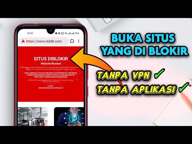 Cara Membuka Situs Yang Di Blokir Tanpa VPN Dan Tanpa Aplikasi