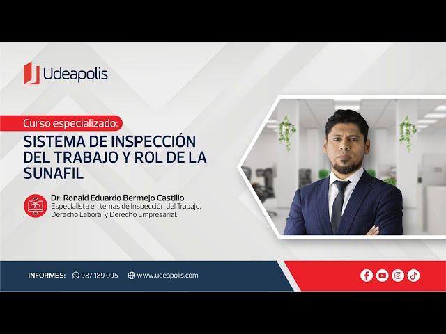 Sistema de Inspección del Trabajo y rol de la SUNAFIL | Ronald Eduardo Bermejo Castillo.