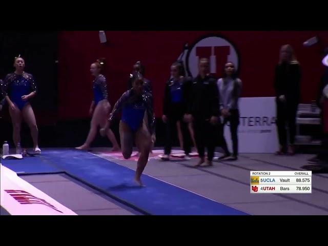 Jordan Chiles Vault UCLA @ Utah 2023 9.975