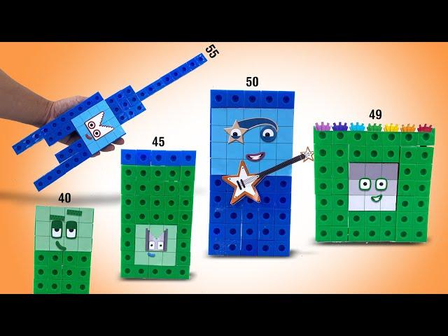 DIY Numberblocks 40's and 50's Snap Cubes Custom Set ||  Keiths Toy Box