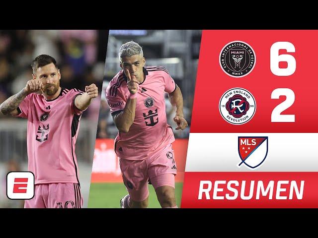 IMPARABLES Lionel MESSI marca HAT TRICK. DOBLETE de Luis SUÁREZ. INTER MIAMI hace HISTORIA en la MLS